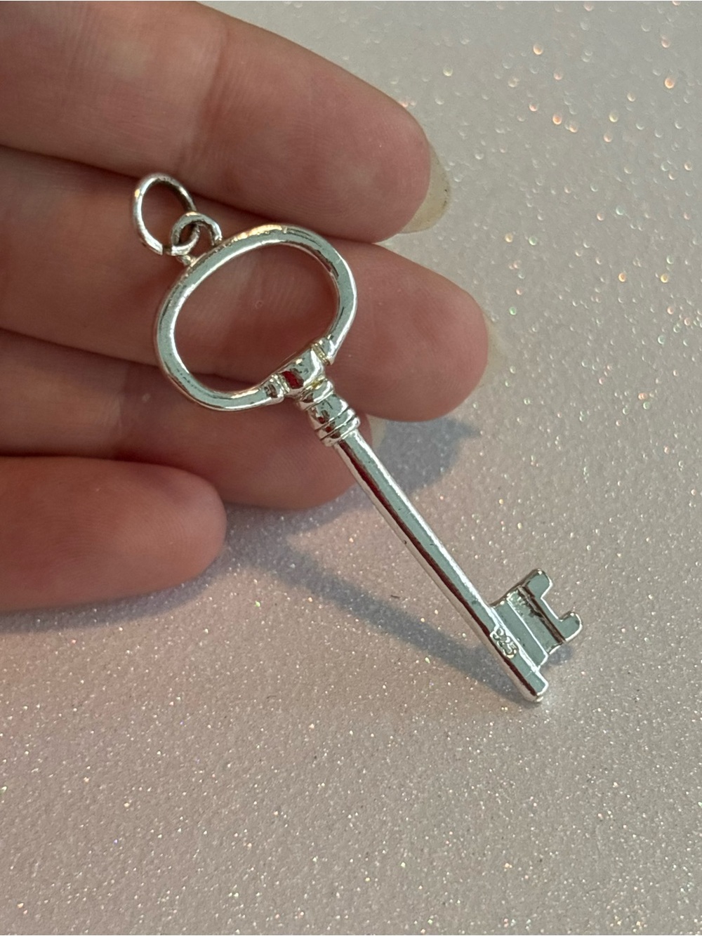 Sterling Silver Key Pendant